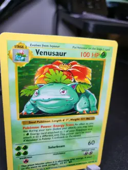 1999 Pokemon Base Set Shadowless Charizard (DMG) Blastoise (MP) Venusaur (MP) - Image 4