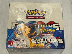 Pokemon TCG XY Evolutions Booster Box Factory Sealed Damaged Box 155-81155 - Image 1