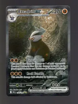 2025 POKEMON TCG BLACK BOLT 168/086 EXCADRILL EX SPECIAL ILLUSTRATION RARE SIR - Image 1