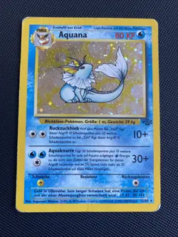Aquana Holo | Dschungel | #12 | Vintage | Chase | Pokemon TCG | Deutsch - Image 1