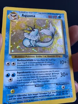 Aquana Holo | Dschungel | #12 | Vintage | Chase | Pokemon TCG | Deutsch - Image 4