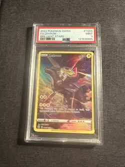 2022 PSA 9 FA Zekrom #TG05 Full Art Trainer Gallery Pokemon TCG SWSH BS - Image 1
