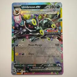 Umbreon ex Stamped 60/131 Prismatic Evolutions Pokemon English NM - Image 1