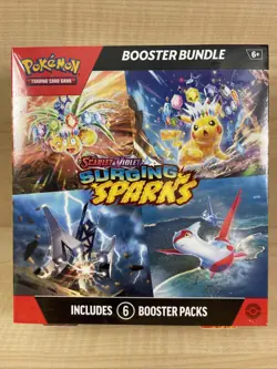 Surging Sparks Booster Bundle Pokemon TCG Scarlet & Violet New Sealed - Image 1