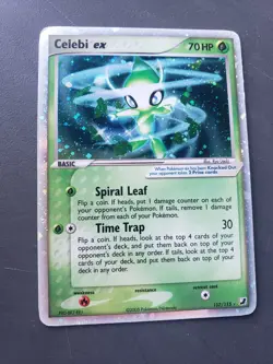 Celebi ex 117/115 Unseen Forces Holo Ultra Rare Pokemon TCG Nintendo MP - Image 1