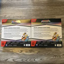 Pokemon TCG Scarlet & Violet Prismatic Evolutions Poster Collection Box Lot of 2 - Image 2