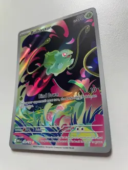 Pokemon TCG: 2025 Mega Evolution Illustration Rare Bulbasaur (133/132) - Image 3