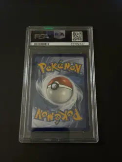 2022 Pokemon Card Radiant Blastoise 018/078 Pokemon Go Shiny Holo PSA 9 Mint - Image 2