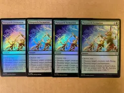 MTG 4x FOIL Pawpatch Formation # 186 Bloomburrow Magic the Gathering Card x4 NM - Image 1