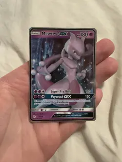 Mewtwo GX 31/68 Hidden Fates Set ULTRA RARE Pokemon Card NEAR MINT - Image 1