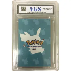 2024 Pokemon Card Database 2 Cracked Ice Mega Gyarados VGS 10 Gem Mint Graded - Image 4