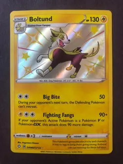 Boltund - SV040/SV122 - Shiny Holo Rare Shining Fates Pokemon Card NM/M - Image 1