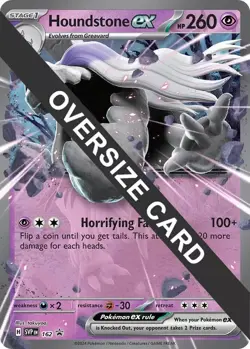 Houndstone ex SVP162 Jumbo Black Star Promo Cards Holo NEW - Image 1