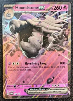 Houndstone ex SVP162 Jumbo Black Star Promo Cards Holo NEW - Image 2