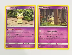 Mimikyu 97/236 & 96/236 (Set Of 2 Cards) - Pokemon Tcg Cosmic Eclipse - Image 1