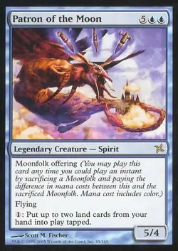 Patron of the Moon - Light Play MTG Betrayers of Kamigawa - Image 1