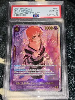Mr. 2. Bon. Kurei (Bentham) - PSA 10 - EB01-061 - Graded Alt One Piece Card - Image 1