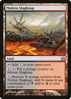 Molten Slagheap [Commander 2011] Magic MTG - Image 1