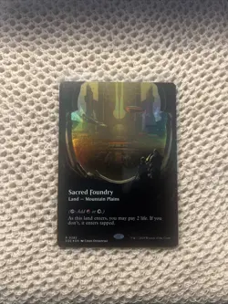 Sacred Foundry (Borderless) (Foil) - MTG Edge of Eternities - Image 1