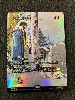 Magic MTG - Rest in Peace (Borderless) Foil - Marvel Universe Spider-Man - Image 1