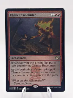 Chance Encounter 277/303 Foil Etched Modern Horizons 2 MH2 MTG LP - Image 1