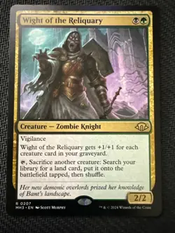 MTG Wight of the Reliquary Modern Horizons 3 Regular Near Mint - Image 1