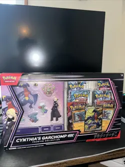 Pokemon TCG: Cynthia’s Garchomp ex Premium Collection box Sealed - Image 1
