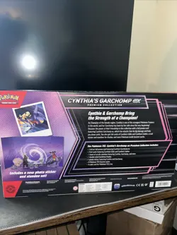 Pokemon TCG: Cynthia’s Garchomp ex Premium Collection box Sealed - Image 4
