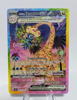 2024 Pokemon SV Surging Sparks SSP EN Alolan Exeggutor Ex #242/191 - Image 1