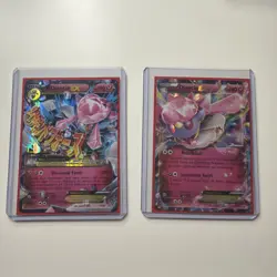Pokemon TCG - Mega Diancie EX XY44 Black Star Promo Ultra Holo Rare Set NM - Image 1