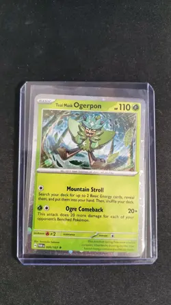 Teal Mask Ogerpon Cosmo Holo 024/167 - Pokemon TCG Twilight Masquerade - NM - Image 1