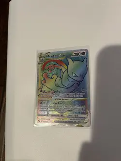 Pokemon Mewtwo Vstar Rainbow GO 079/078 Secret NM - Image 1