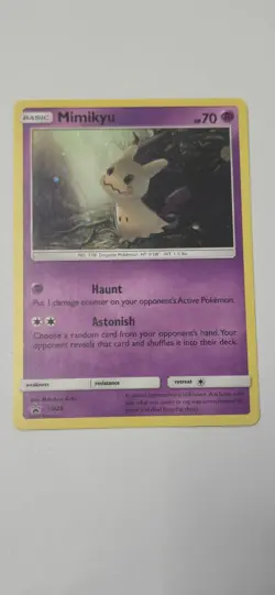 Mimikyu SM29 Pokemon Sun & Moon Black Star Promotional Holo Rare TCG LP - Image 1
