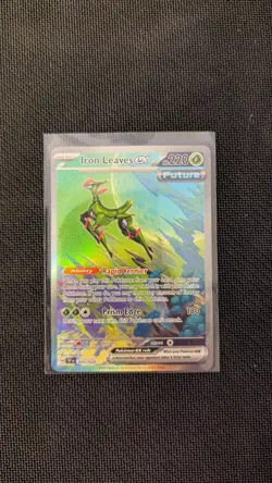Iron Leaves Special Illustration Rare 203/162 - Pokemon TCG Temporal Forces - NM - Image 1