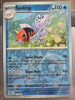 Seaking 119/165 Reverse Holo Near Mint Pokemon TCG Scarlet & Violet 151 MEW - Image 3