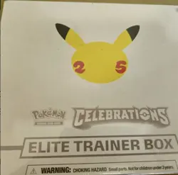 Pokemon TCG Celebrations ETB 25th Anniversary Elite Trainer Box New Sealed 820650809439 - Image 1