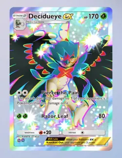 Pokemon TCG Pocket Decidueye Shiny 2 Star Rarity EX VIRTUAL - Image 1