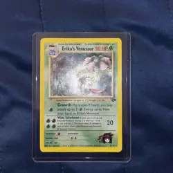 Erika's Venusaur 4/132 Gym Challenge Holo Pokemon Vintage Rare - Image 3