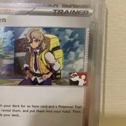 Arven 166/198 Holo Prize Pack Play! Pokemon League Promo Holo Stamp - Image 3