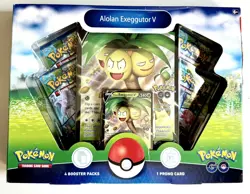 Pokemon Go TCG Alolan Exeggutor V Collection Box - Box Minor Damaged - Image 1