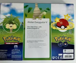 Pokemon Go TCG Alolan Exeggutor V Collection Box - Box Minor Damaged - Image 2