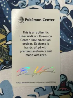 Pokemon Center X Bear Walker Pikachu Limited Edition 166 of 250 - Image 2