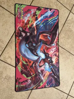 Pokemon Mega Charizard UPC Playmat Free Shipping - Image 2