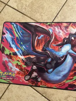 Pokemon Mega Charizard UPC Playmat Free Shipping - Image 4
