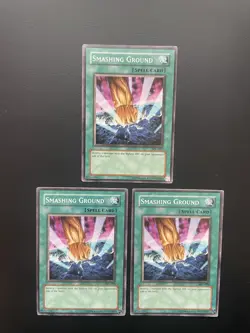 Yugioh Smashing Ground IOC-093 Unlimited Edition Common LP/MP X3 - Image 1