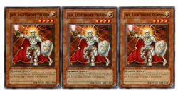 Yugioh- 3X Jain, Lightsworn Paladin - Common - Unlimited - LODT-EN018 - NM - Image 1