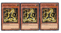 Yugioh- 3X Earth Armor Ninja - Common - 1st Edition - ORCS-EN016 - Light Play - Image 1