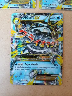 Pokemon TCG M Glalie EX 35/162 3x Card Lot NM- Condition - Image 4