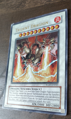 Trident Dragion RGBT-EN043 Ultimate Rare Yu-Gi-Oh! Holographic Dragon/Synchro - Image 3