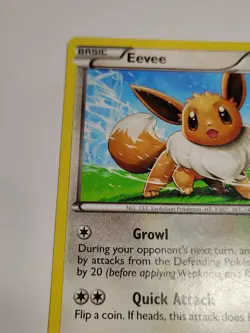 Eevee 89/116 Common Plasma Freeze Pokemon Card - Image 2